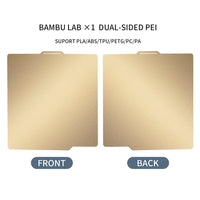 Doppelseitige Pei Plate 257X257mm kompatibel für Bambu Lab X1 und P1P