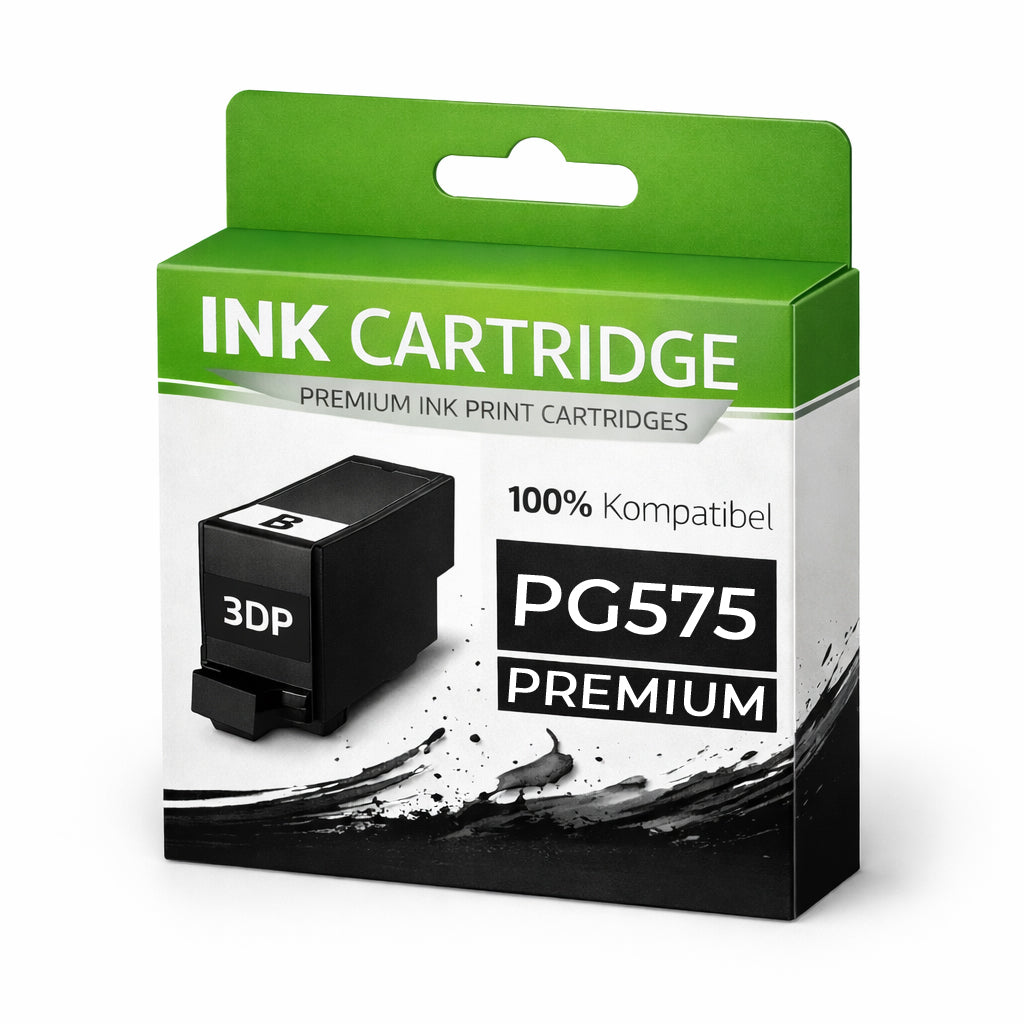 Tintenpatrone PG575 für Canon kompatibel Schwarz Patrone wie Original für Canon PIXMA TS3550i, TS351i, Canon Pixma TR4750i, TR4751i