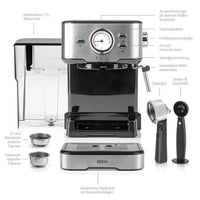 BEEM ESPRESSO-SELECT Edelstahl Siebträgermaschine | Espressomaschine Siebträger