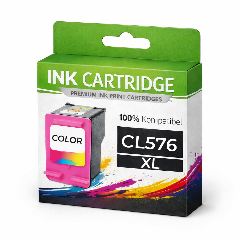 Tintenpatrone CL576 für Canon Color C/M/Y Patrone CL 576 Premium Quailtät für Canon PIXMA TS3550i, TS351i, Canon Pixma TR4750i, TR4751i