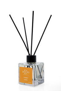 2er Set DOCKS Raumduft Set 110ml Diffuser mit Duftstäbchen – Lufterfrischer Duft Amber