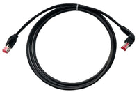 2m Netzwerk Ethernet Kabel 90°Rechts Winkel CAT6 S/FTP Patchkabel RJ45 DSL LAN