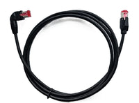 2m Netzwerk Ethernet Kabel 90°Rechts Winkel CAT6 S/FTP Patchkabel RJ45 DSL LAN