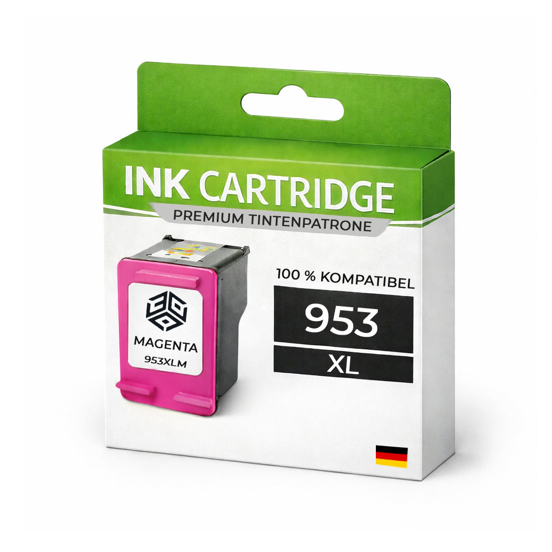 XL Tintenpatrone 953XLM Magenta für HP kompatibel F6U17AE Premium Patrone Officejet Pro 7720 7730 7740 8200 8210 8216 8218 8700 8714 8715 8716 8717
