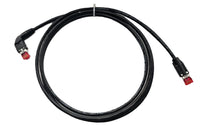 2m Netzwerk Ethernet Kabel 90°Rechts Winkel CAT6 S/FTP Patchkabel RJ45 DSL LAN