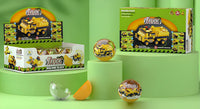 6x Überraschungsei Baufahrzeug– Klemmbausteine für Kinder Geschenk Spielzeug 🛻