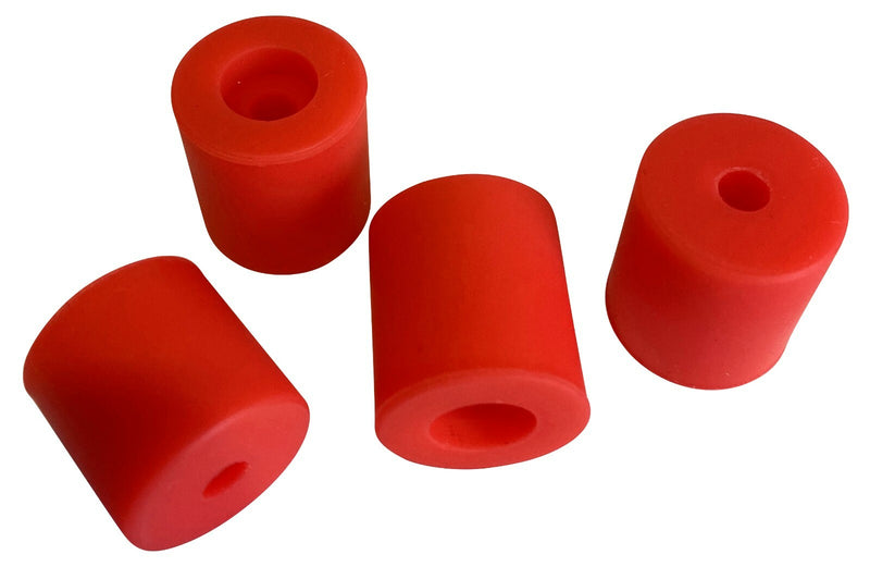 Silikon Dämpfer Upgrade für Ender 3/3 Pro V2 /Anycubic i3 (rot)