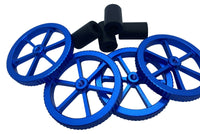 Artillery Sidewinder X1 Blaue grosse Nivellierungs Muttern + 4 Silikonpuffer