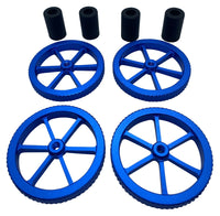 Artillery Sidewinder X1 Blaue grosse Nivellierungs Muttern + 4 Silikonpuffer