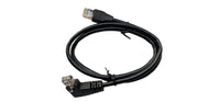 Netzwerk Ethernet Kabel 90°Rechts Winkel 80cm CAT6 S/FTP Patchkabel RJ45 DSL LAN