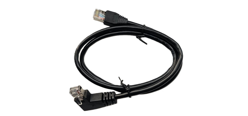 Netzwerk Ethernet Kabel 90°Rechts Winkel 80cm CAT6 S/FTP Patchkabel RJ45 DSL LAN