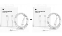 2x Original Apple Lightning USB-C Ladekabel 1m für iPhone 14 13 12 11 X Pro Max