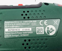 Bosch EasyImpactDrive 12 Bohrschrauber Akkuschrauber Schlagschrauber B-Ware