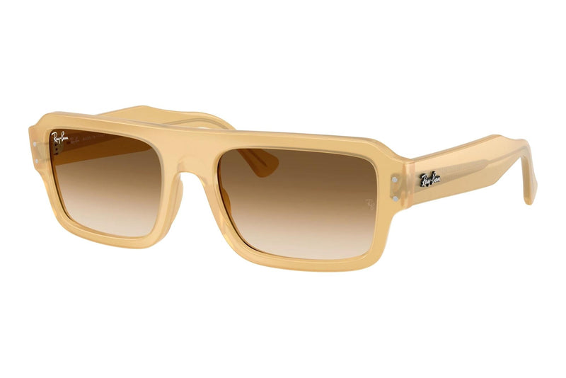 Ray-Ban RB4454 Lukas 680651 Sonnenbrille Transparent Beige Klar/Braun Verlauf Gr. 56