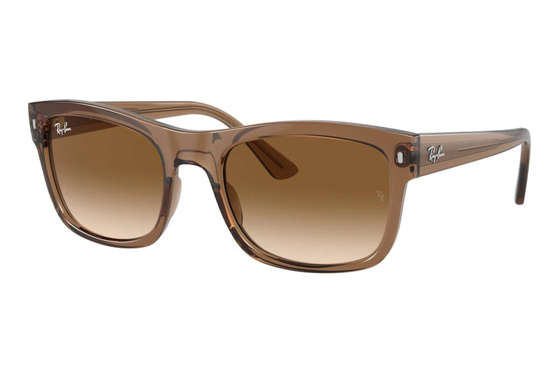 Ray-Ban RB4428 664051 Sonnenbrille Transparent Hellbraun Hellbraun Verlauf Gr. 56