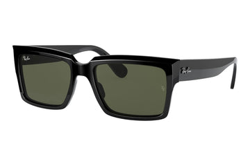 Ray-Ban RB2191 Inverness 901/31 Sonnenbrille Schwarz glänzend Grün Gr. 54