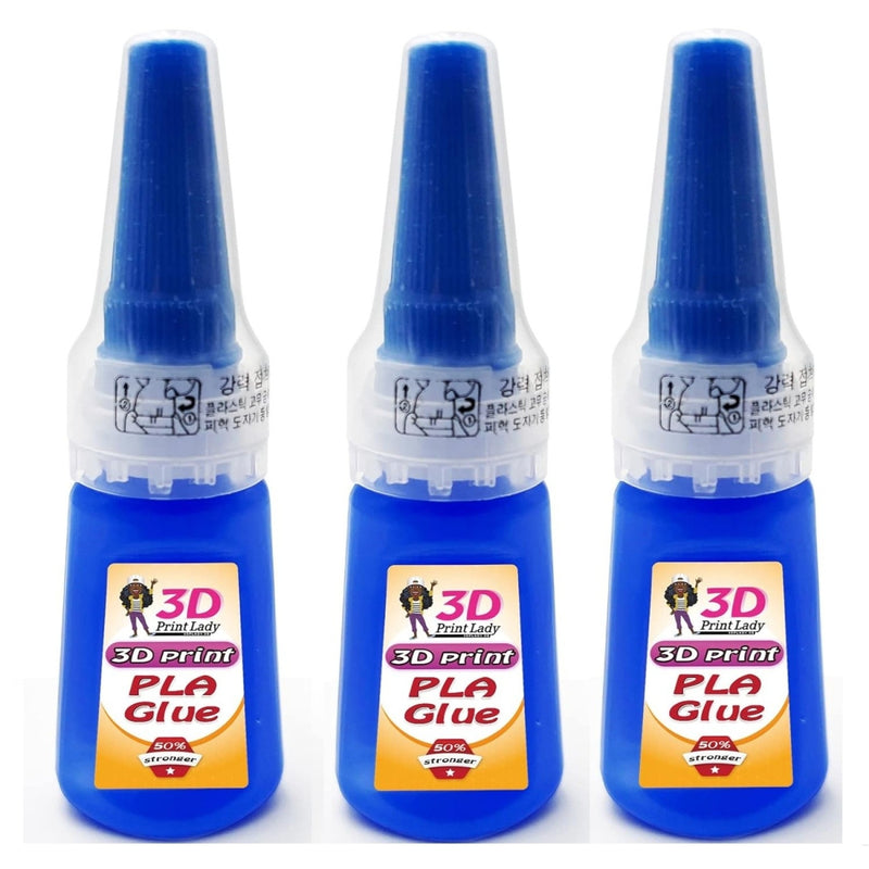 3er Pack 3D Drucker Kleber Kunstoff Sekundenkleber für kleben von 3D Objekten