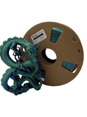 3in1 SILK PLA Filament für 3D Drucker | Dreifarbig Special Magic Effekt - NEU 3DPLady Silk Filament 1 kg Rose Red-Green-Blue