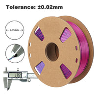3in1 SILK PLA Filament für 3D Drucker | Dreifarbig Special Magic Effekt - NEU 3DPLady Silk Filament 1 kg Rose Red-Green-Blue