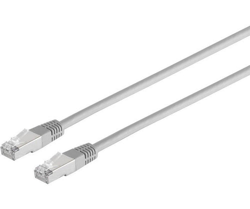 30m Patchcable Cat 5E F/UTP Patchkabel RJ45 DSL LAN Netzwerk Ethernet Kabel grau