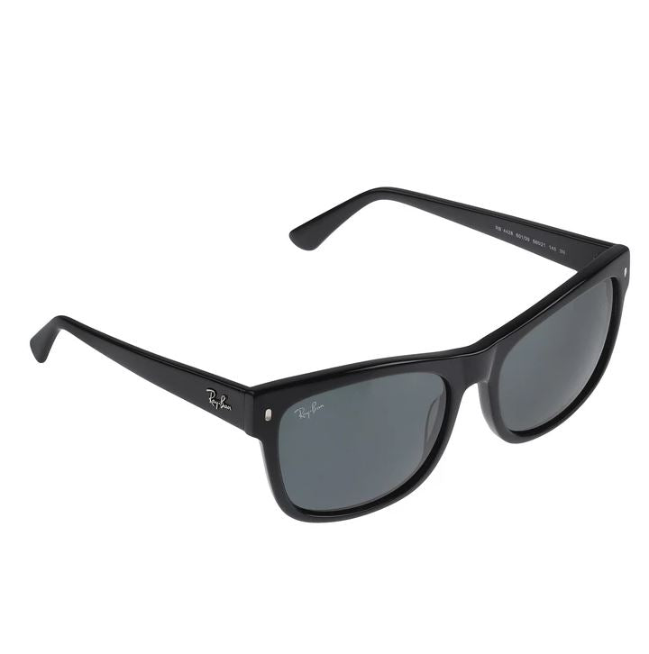 Ray-Ban RB4428 601/39 Sonnenbrille Schwarz glänzend Dunkelgrau Gr. 56