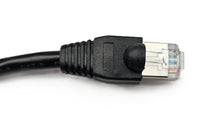 Netzwerk Ethernet Kabel 90°Rechts Winkel 80cm CAT6 S/FTP Patchkabel RJ45 DSL LAN