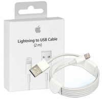 Original Apple USB Lightning 2m Ladekabel + Ladegerät für iPhone 6 7 8 10 X Plus