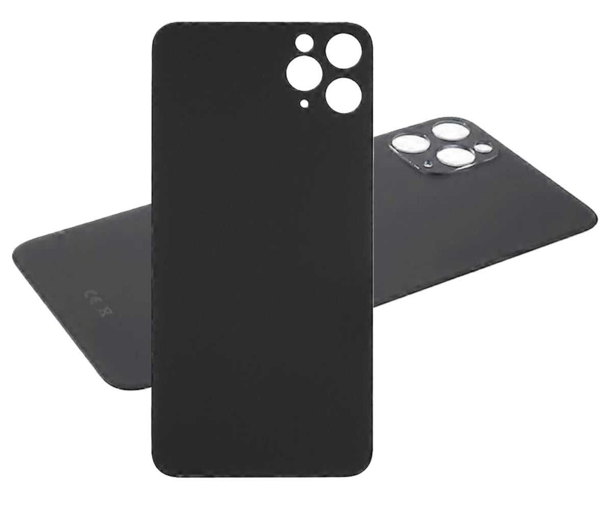 Akkudeckel Backcover für iPhone 11 Pro schwarz mit Kleber #AS104990