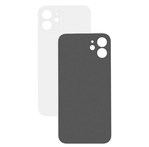 Akkudeckel Backcover für iPhone 12 weiß mit Kleber #AS105007