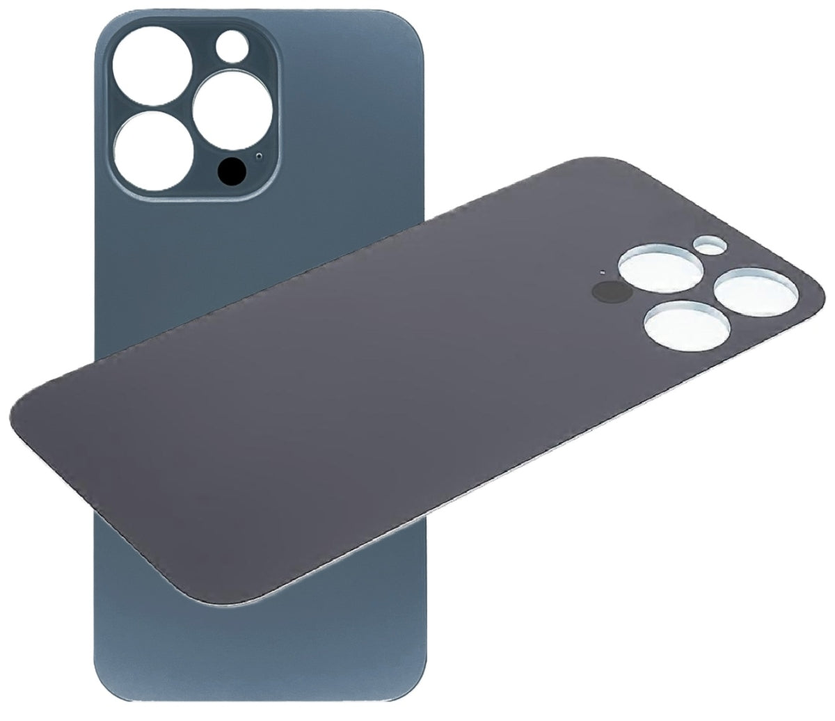 Akkudeckel Backcover für iPhone 13 Pro Blau, mit Kleber #AS105077
