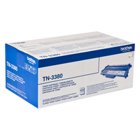 Brother TN-3380 Original Toner – Schwarz TN3380 ca. 8.000 S. Black Tonerpatrone