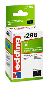 Edding Tintenpatrone für HP 940XL (C4906AE) OfficeJetPro8000 8500 8500A