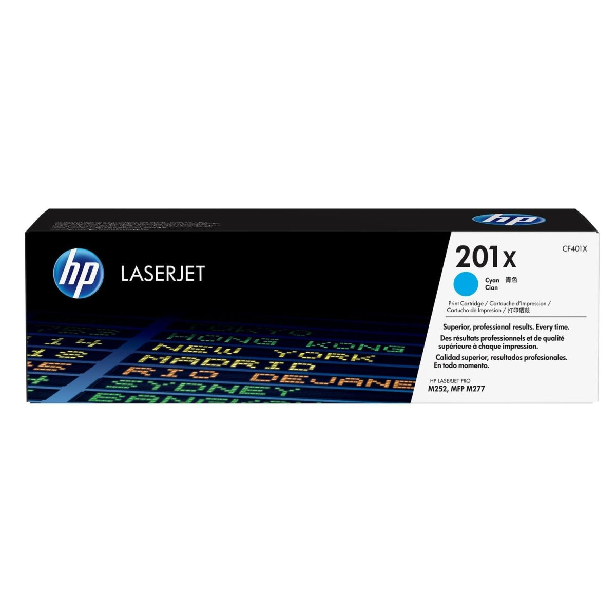 HP 201X Cyan / Original HP LaserJet Toner - CF401X Lasertoner Tonerkartusche