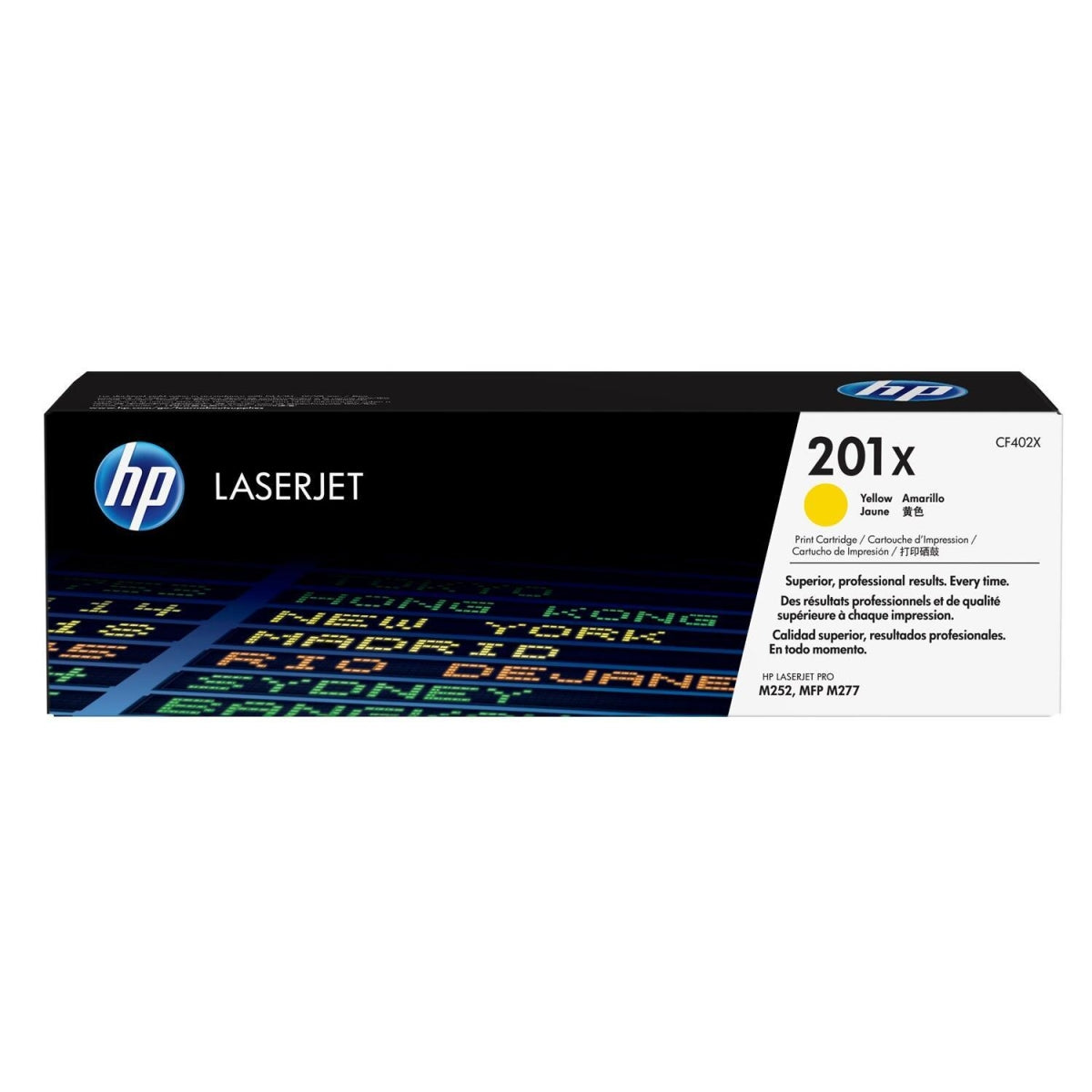 HP 201X Gelb / Original HP LaserJet Toner - CF402X Lasertoner Tonerkartusche