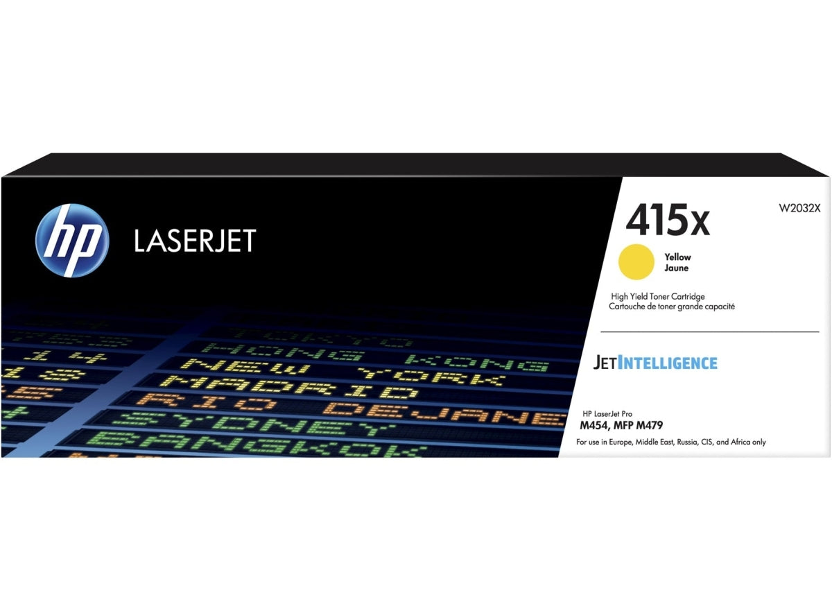 HP 415X Gelb // Original LaserJet Toner mit hoher Reichweite W2032X HP Cartridge