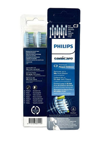 Philips Sonicare C3 Premium Plaque Defence Ersatzbürstenköpfe Weiß HX9048/17 – 8er Pack, Medium, Standardgröße