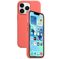 Silikon Tasche Case für Apple iPhone 13 Pro Rosa Pink Pomelo MagSafe Model A2707 #MM2K3FE/A
