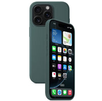 Silikon Tasche Case für Apple iPhone 16 Pro Grün / Lake Green MagSafe Model A3315 #MYKU2FE/A
