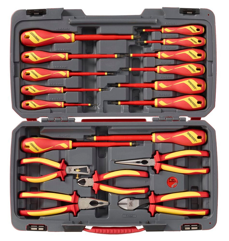 Teng Tools 18-teiliges 1000V Isoliertes Zangen- & Schraubendreher-Set – TV18N