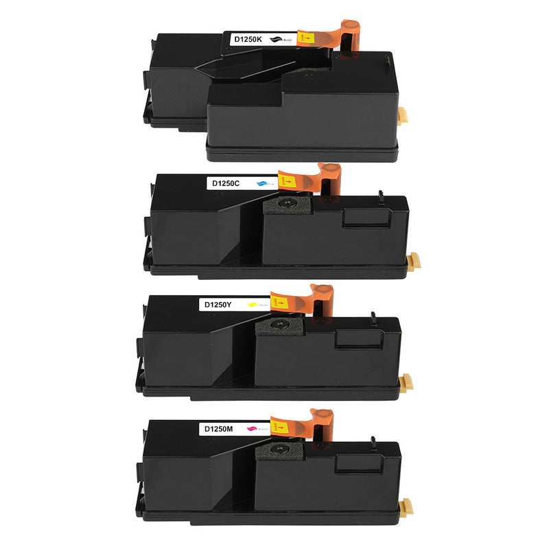 Toner Set 593-11016 / 11021 / 11018 / 11019 für Dell C/K/M/Y Premium 4er-Pack für Dell 1250c, 1350cnw, 1355cn, 1355cnw, C1760nw, C1765nf, C1765nfw