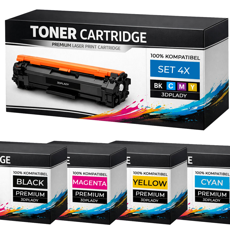 Toner Set TK-5230K / C / M / Y für Kyocera C/K/M/Y TK5230K C M Y wie Original für Kyocera ECOSYS M5521cdn, M5521cdw, P5021cdn, P5021cdw