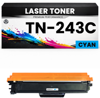 Toner TN-243C Cyan für Brother kompatibel TN243C Premium Alternative Günstig DCP-L3510CDW/3517CDW/3550CDW HL-L3210cw/3230CDW/3270cdw DCP-L3517CDW