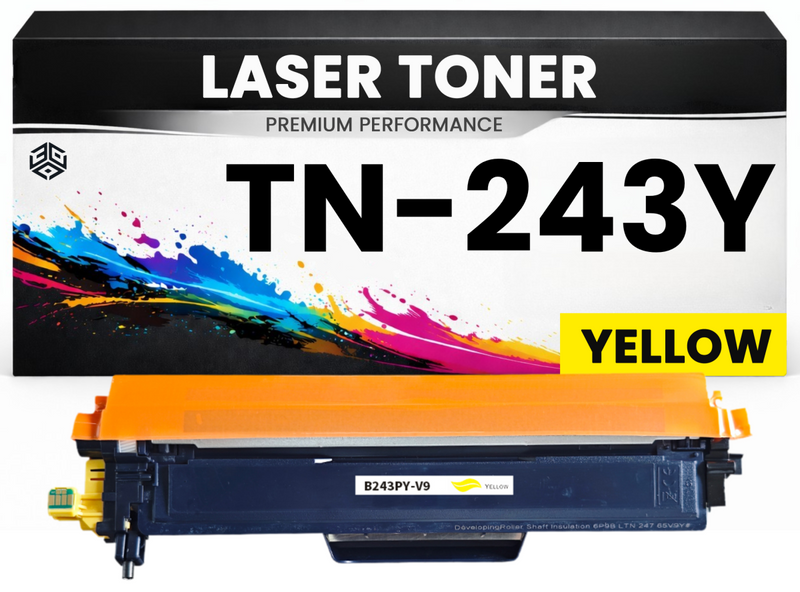 Toner TN-243Y Gelb hochwertige Brother alternative TN243Y Premium für DCP-L3510CDW/3517CDW/3550CDW HL-L3210cw/3230CDW/3270cdw MFC-L3710CW DCP-L3517CDW