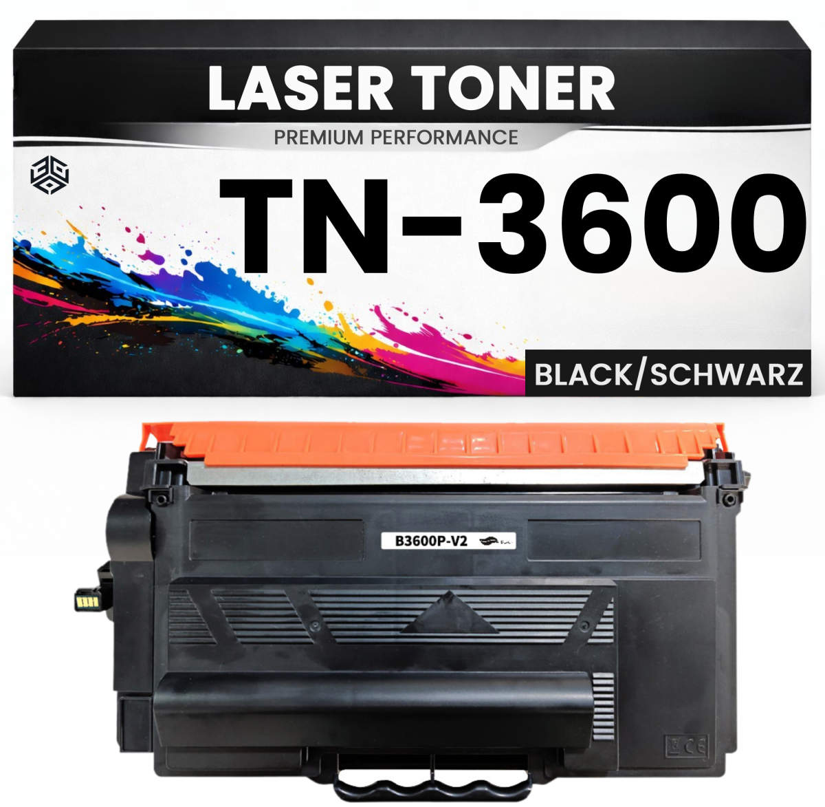 Toner TN-3600 hochwertige Brother alternative Schwarz TN3600 wie Original für MFC-L5710DW MFC-L5710DN MFC-L6710DW HL-L6415DN HL-L6210DW MFC-L6910DN