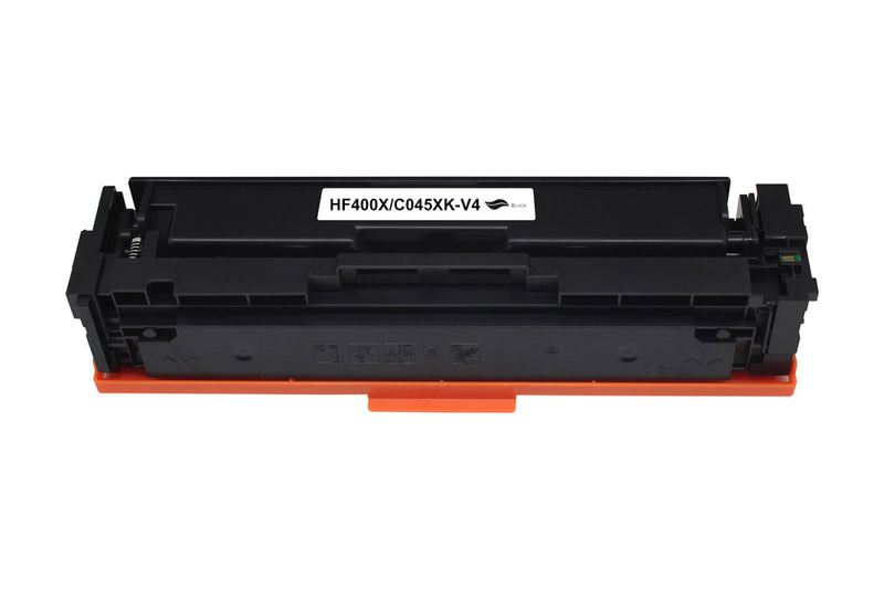 XXL Toner 201X für HP kompatibel Schwarz CF400X / Cartridge 045HK wie Original Color LaserJet Pro M252dw/252n MFP M277dw/277n/277c6/274n Canon